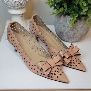 NIB Elegant Women's Bow Accent Heels SZ 8.5
